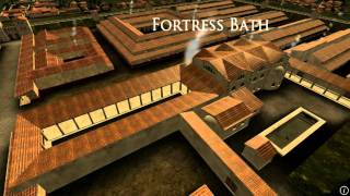 Animation of ancient Roman Fort in Caerleon Wales [upl. by Rednaskela204]