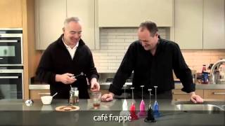 How to make a frappé coffee using an aerolatte milk frother [upl. by Eendyc]