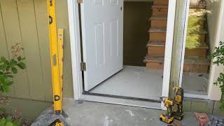 Jeld Wen Front Door Installation  Really crappy products and craftsmanship PART 1 [upl. by Downey579]