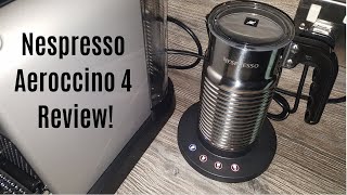 Nespresso Aeroccino 4 Milk Frother Review  Worth upgrading from the Aeroccino 3 [upl. by Roux]