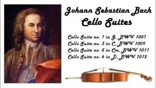 Johann Sebastian Bach  Cello suites in 432 Hz great for reading or studying [upl. by Allenad]