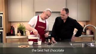 How to make a hot chocolate using an aerolatte milk frother [upl. by Enael740]